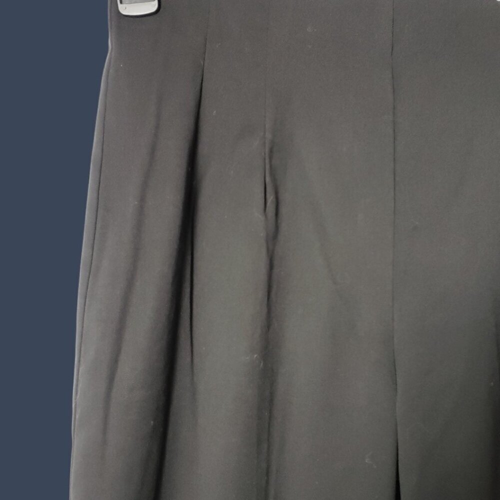 Briggs NY Womens Pleated Straight Dress Pants Black Size 8 - Picture 13 of 16
